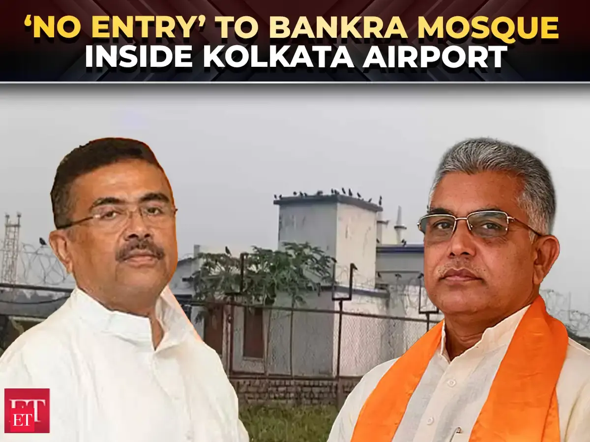 Cm Suvendu Adhikari Backs Kolkata Airport Mosque Entry Ban Cites National Security