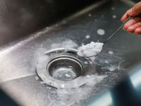 Flush Pipes With A Baking Soda And Salt Solution