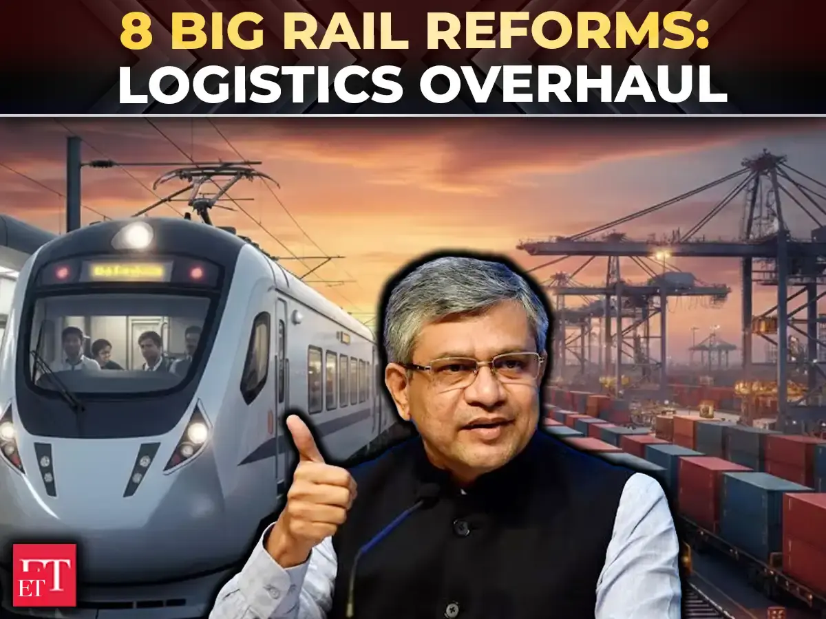 Railways unveils 8 new reforms: Faster projects, freight boost