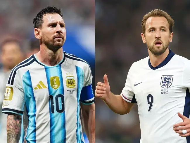 Lionel Messi and Harry Kane
