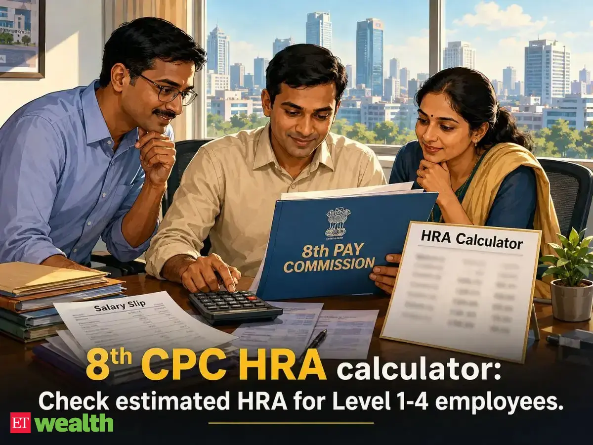 8th Pay Commission HRA calculator: Check estimated HRA for Level 1-4 ...