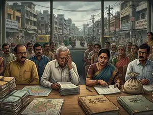 Karnataka's urban local bodies received just ₹4,972 crore of the ₹34,052 crore promised under State Finance Commission (SFC) grants for FY2026-27, according to a Janaagraha report.<br>