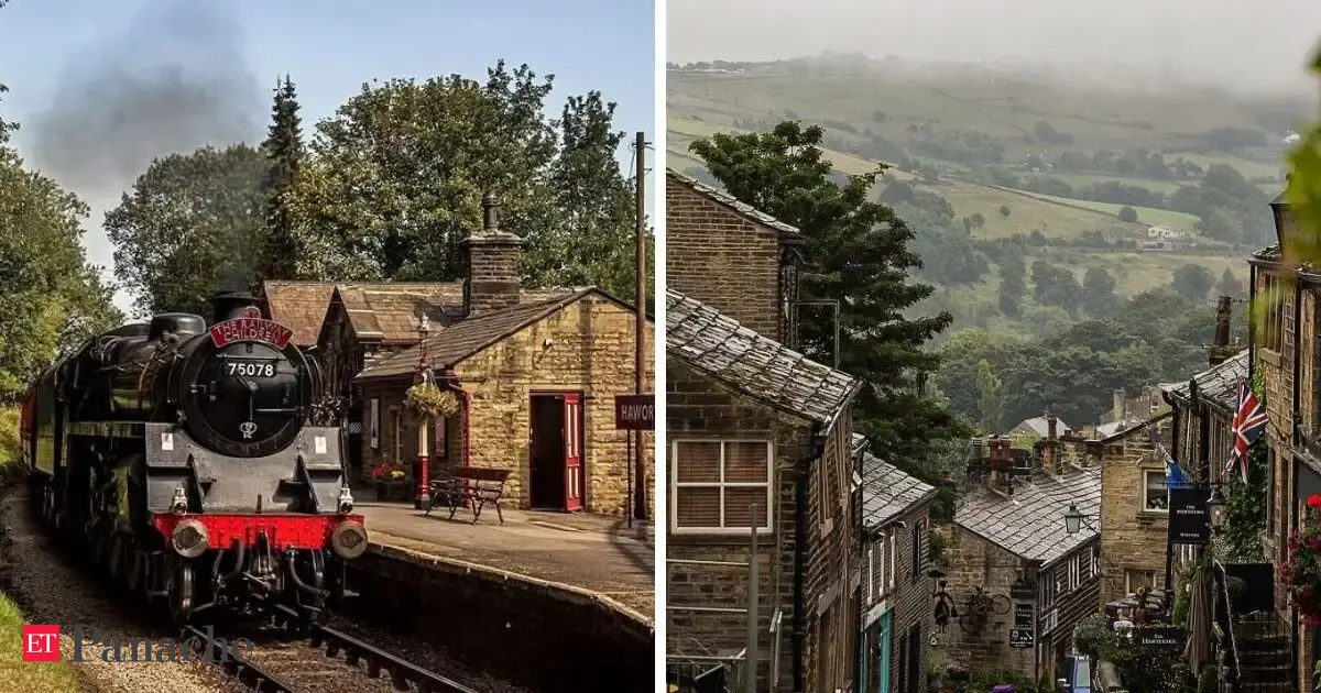 Wuthering Heights in real life: This magical English village comes alive with Victorian streets, gothic landscapes, and vintage steam trains