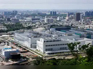 FILE PHOTO: Taiwan Semiconductor Manufacturing Company's (TSMC) fabrication plant in Kaohsiung
