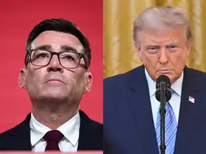 us iran war news UK PM Andy Burnham faces key call on whether to let Donald Trump use british military bases_