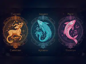 Capricorn, Aquarius, Pisces Horoscope Today for July 19, 2026: Financial Confidence, Fresh Ideas and Personal Growth (AI Image)