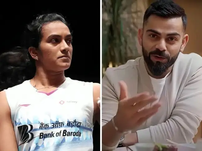 PV Sindhu and Virat Kohli