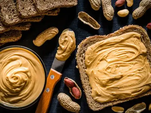 Peanut Butter On Whole Grain Toast