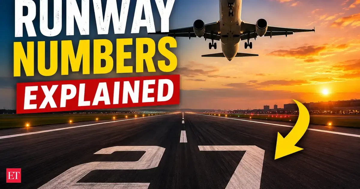 Those giant numbers on airport runways aren't random; here's what they mean