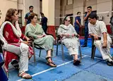 Sonia Gandhi visits police station to visit detained Priyanka