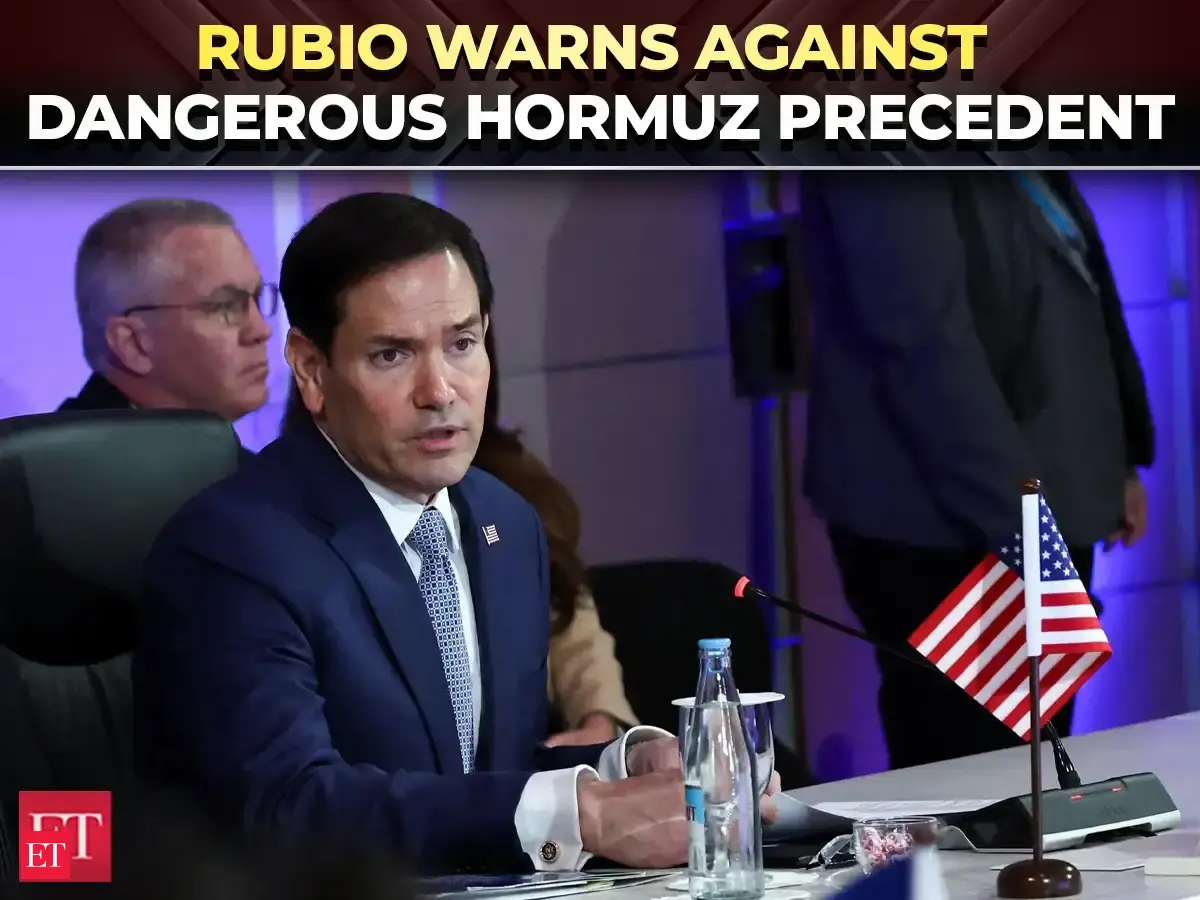 'Hormuz toll would set dangerous precedent..': Rubio warns against State control of global waterways