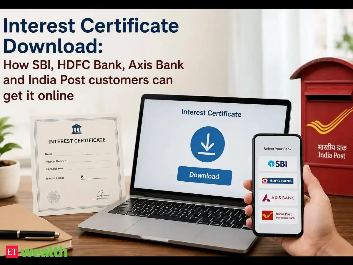 Interest certificate download: How SBI, HDFC Bank, Axis Bank and India Post customers can get it online