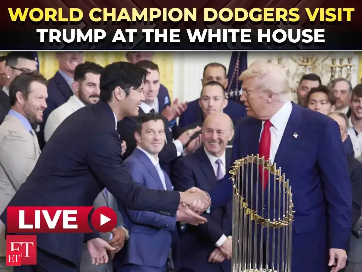 LIVE: Shohei Ohtani joins Dodgers at White House as Trump honors world champions