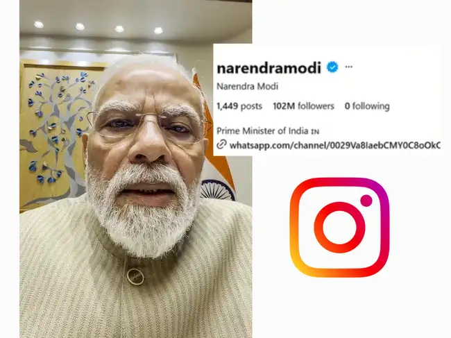 PM Modi's Instagram following jumps by nearly 1 million overnight after he posts a selfie video addressing NEET paper leak; total reaches 102 million