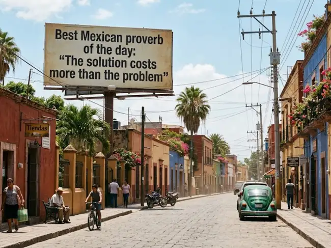 Best Mexican proverb of the day