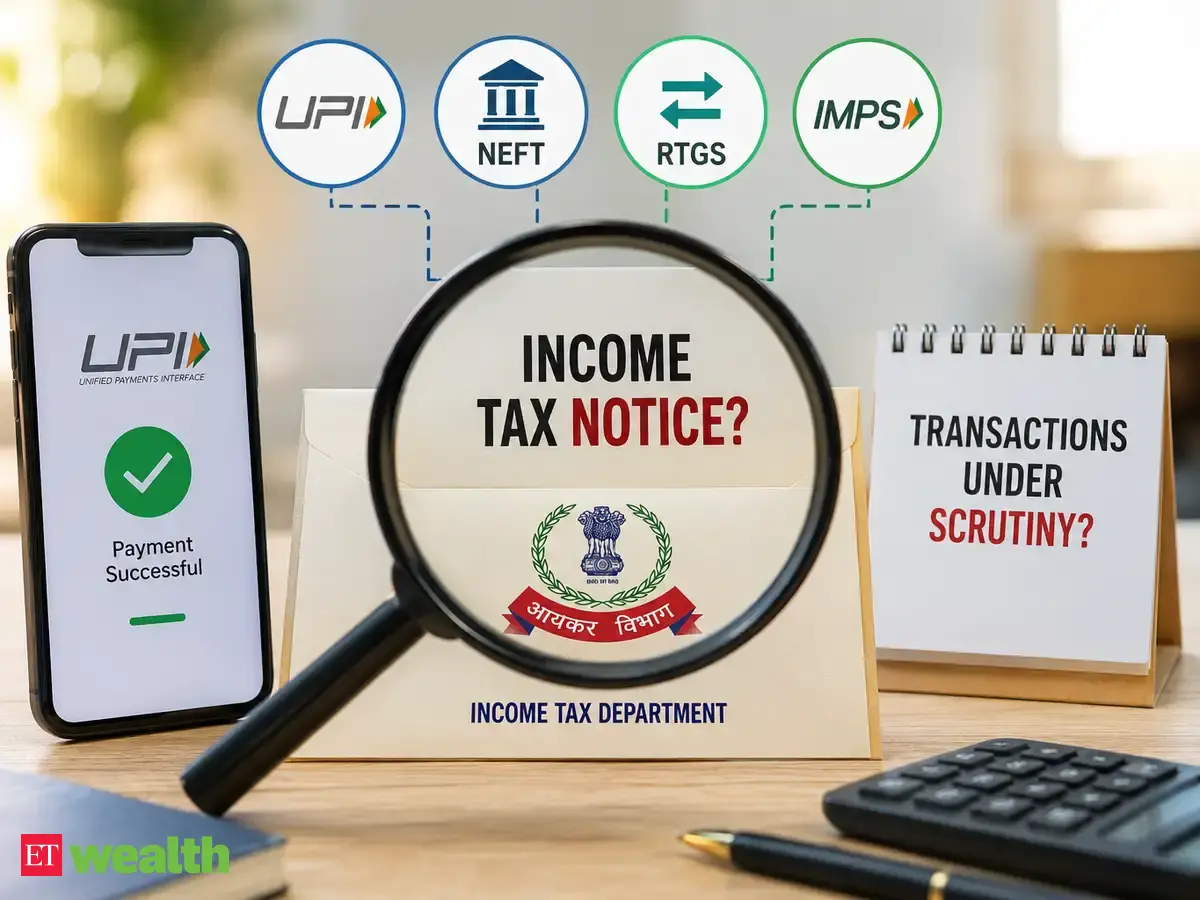 Can you get income tax notice for UPI, NEFT, RTGS or IMPS transactions? CA explains when your transactions may come under scrutiny
