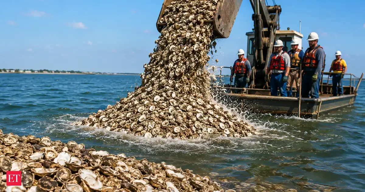 Florida returns over 500,000 tonnes of recycled oyster shells to Gulf of Mexico, helping restore marine life