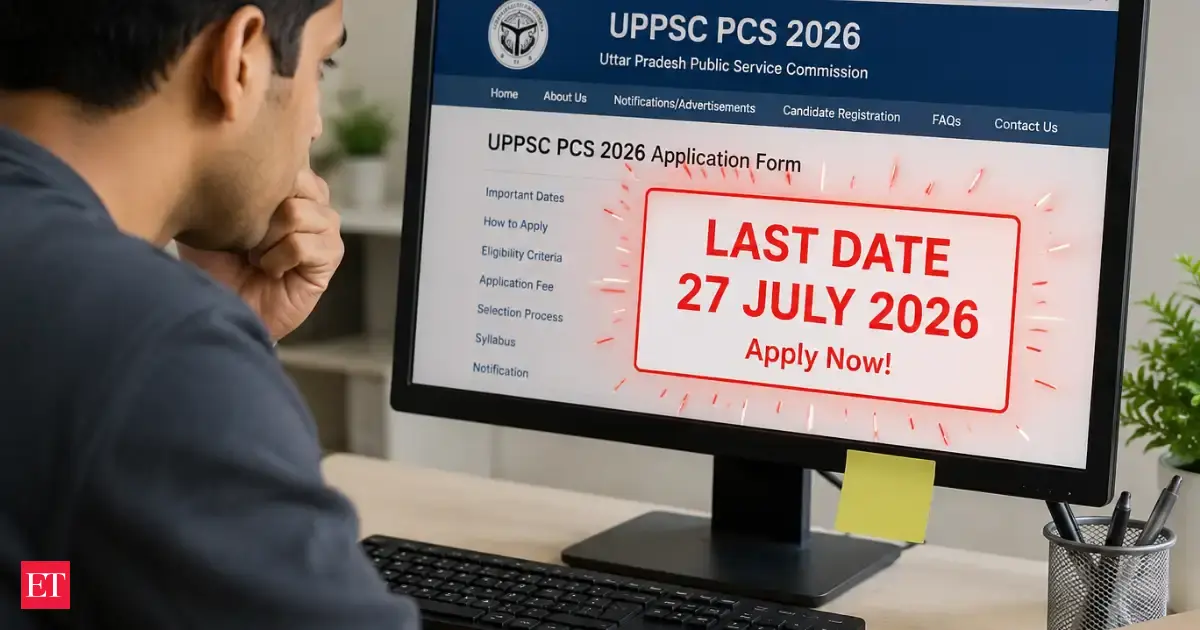 UPPSC PCS 2026: Last date to apply tomorrow; check how to apply, eligibility, application fee and other details