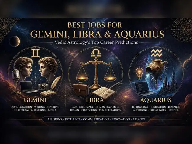 Best Jobs for Gemini, Libra & Aquarius