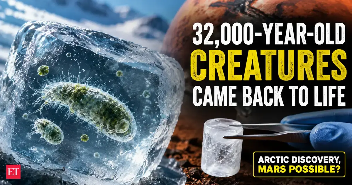 In 2005, scientists thawed 32,000-year-old organisms frozen since the Ice Age, and they started swimming almost immediately, challenging everything we knew about life's limits