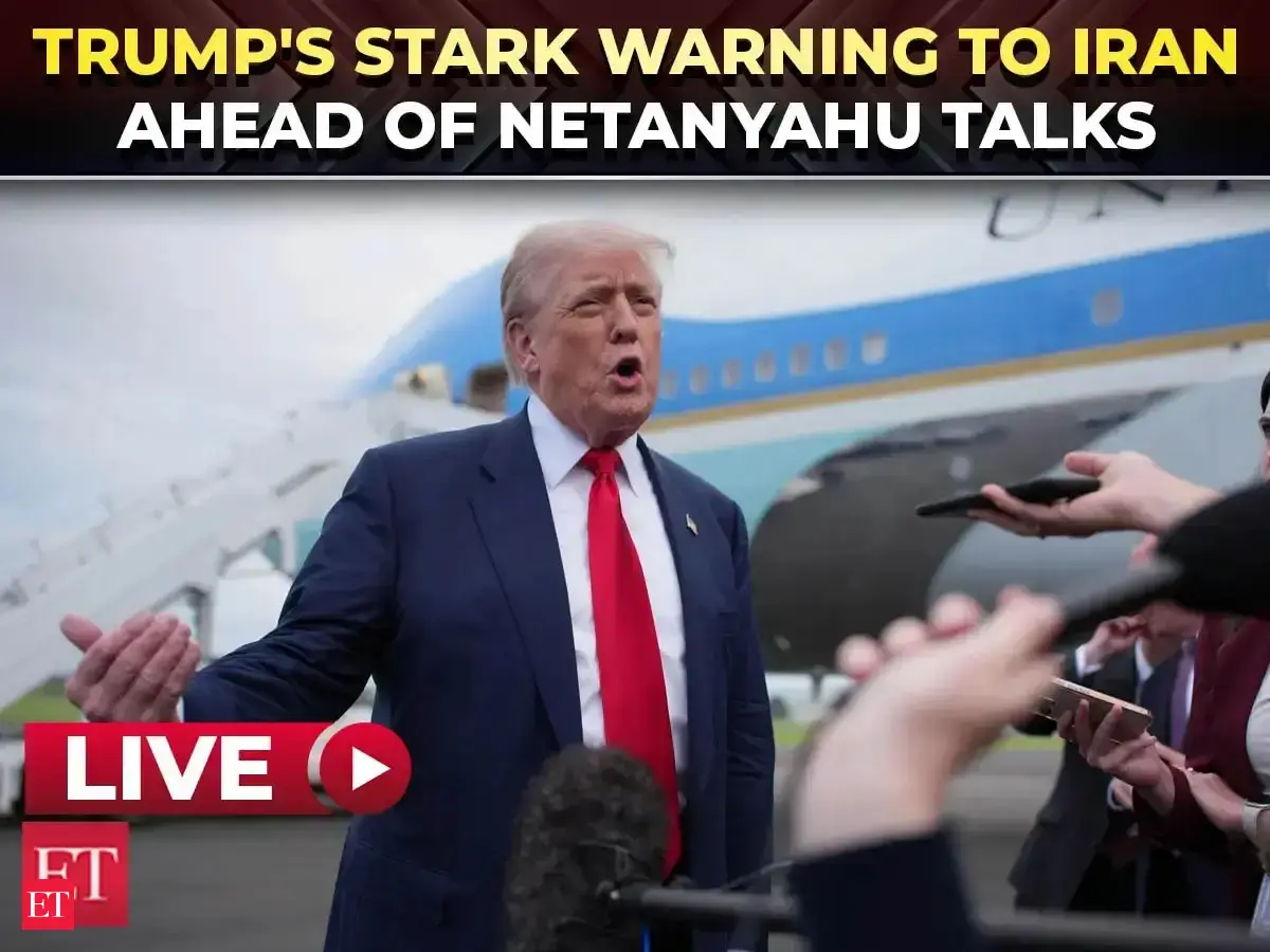 LIVE | 'If talks fail, we strike': Trump issues Iran warning before Netanyahu White House meeting