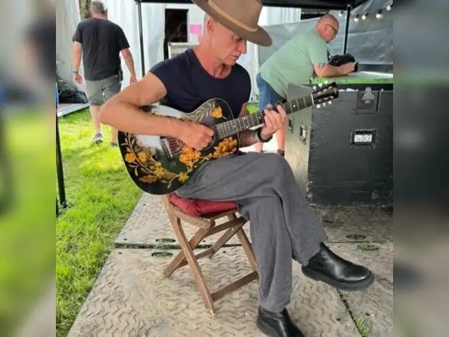 Quote of the day by Sting: 'Yoga introduced me to a style of meditation. The only meditation I would have done before would be...' - inspiring quote by Grammy-winning singer of Every Breath You Take and Brand New Day  teaches life lessons on inner peace, mindfulness, health and wellness