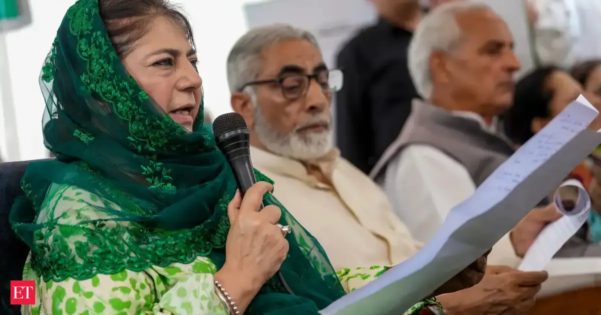 Mehbooba Mufti announces protest on seventh anniversary of abrogation of Article 370, apologizes for Janta