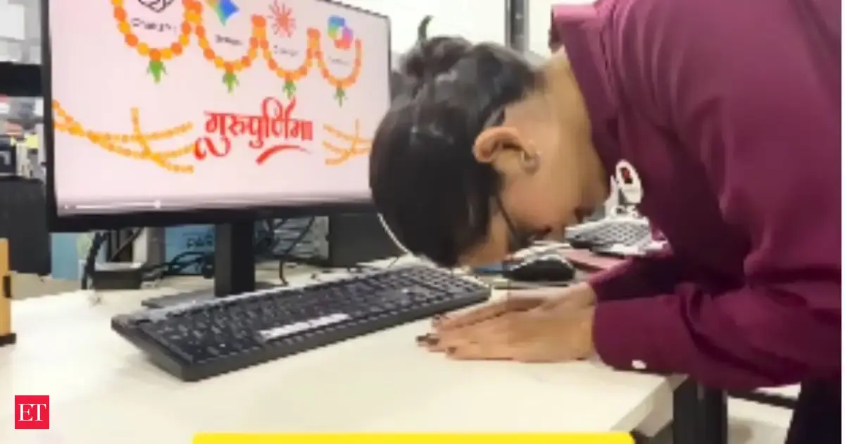 'Corporate majdoor celebrating Guru Purnima': Viral Instagram video shows employees 'worshipping' ChatGPT, Claude and Gemini