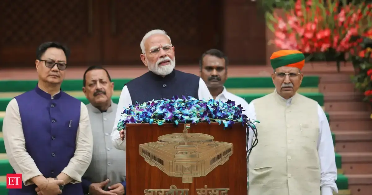 High-level meeting of Union ministers held at PM Modi's office in Parliament