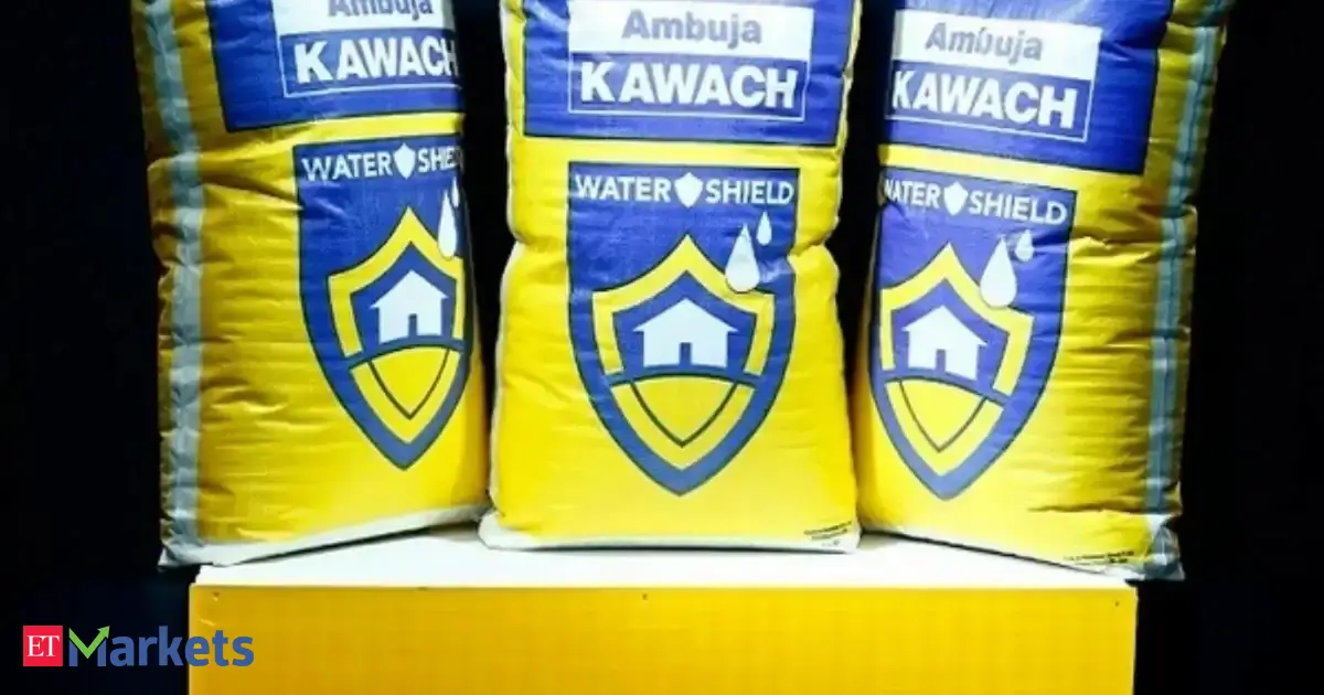 Ambuja Cements Q1 net profit down 37% as sales volume slips