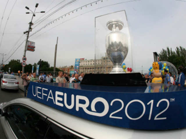 The Euro 2012 tournament cup