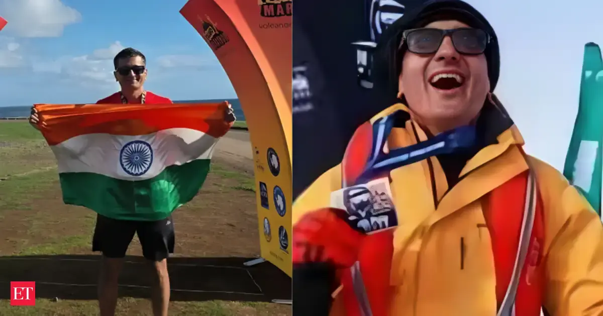 He lost jobs, saw his business collapse & almost gave up on life; one phone call from his wife changed everything, making him first Indian to complete marathon at North Pole