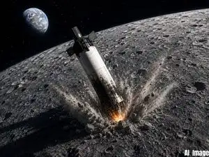 Space x rocket moon