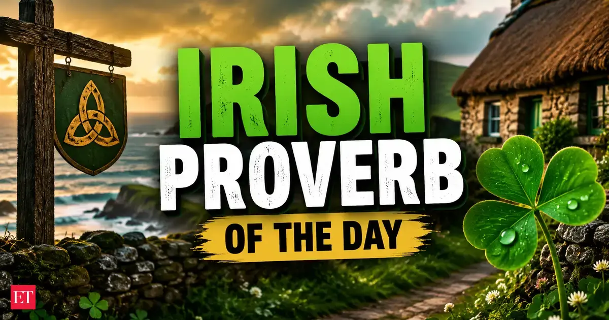 Irish proverb of the day: 