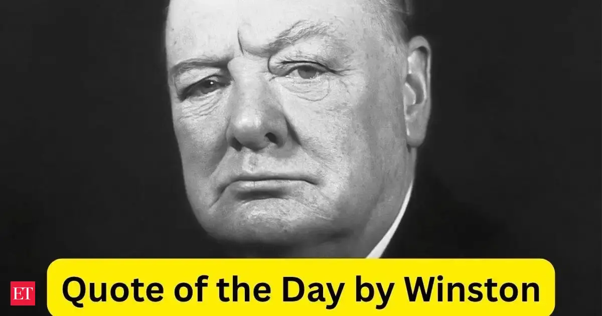 Quote of the Day by Winston Churchill: &ldquo;You have enemies? Good. That means you've stood up for something...&rdquo; Former UK Prime Minister&rsquo;s timeless advice on courage, conviction and wisdom