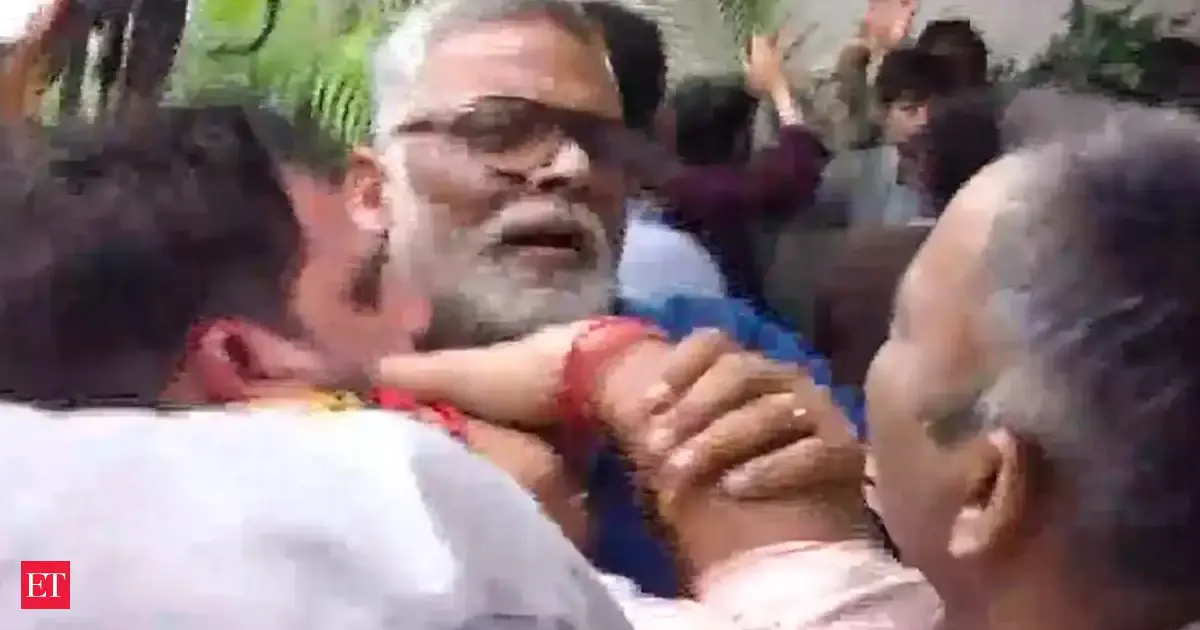 Slipper thrown at MP Pappu Yadav during presser, says  plot to kill  amid Ram temple donation row