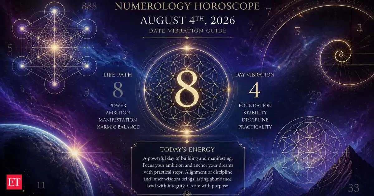Numerology Prediction Today, August 4, 2026: A Day of Discipline, Stability, and Purposeful Hard Work