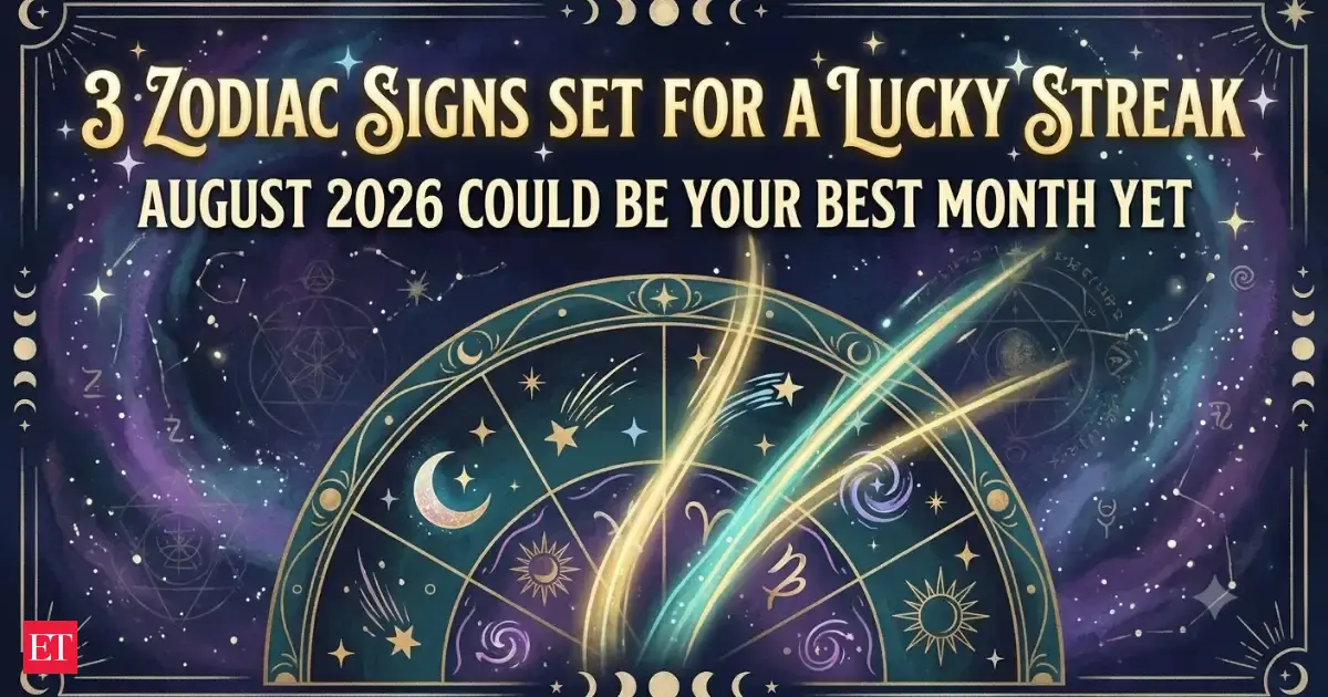 Photo: economictimes.indiatimes.com 3 Zodiac Signs Attract Luck and Good Fortune on August 12, 2026