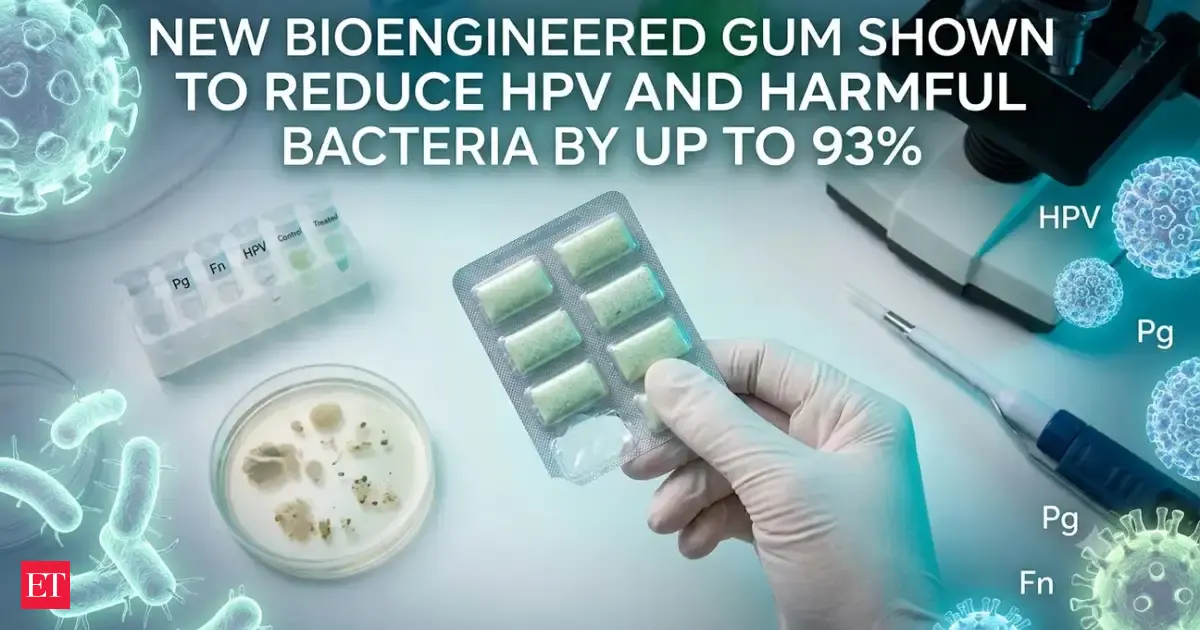 Researchers develop chewing gum that targets HPV and microbes linked to head and neck cancer