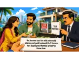 Wife paid husband Rs 7.5 crore after selling her shares and bought his Mumbai property, filed ITR claiming 54F tax exemption, got tax notice; she fought and won the case in ITAT Mumbai