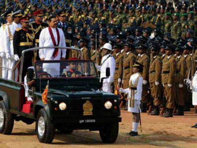 Victory Day parade in Colombo
