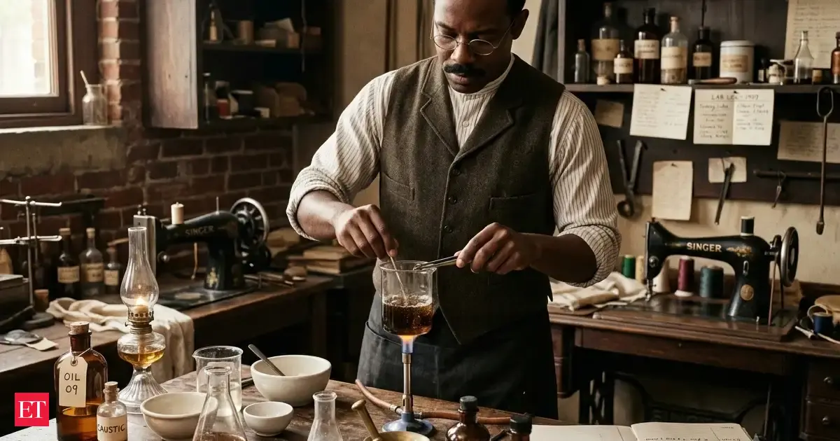 In 1909, a Black American entrepreneur invented a chemical solution accidentally, which could be used for straightening hair safely well ahead of time while experimenting with liquids to solve a common problem with sewing machines