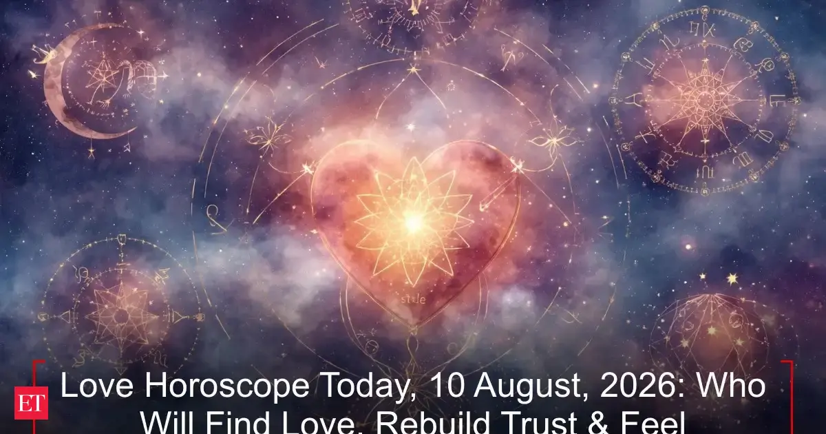 Love Horoscope Today 10 August 2026 Who Will Find Love Rebuild Trust Feel Emotionally Closer Today