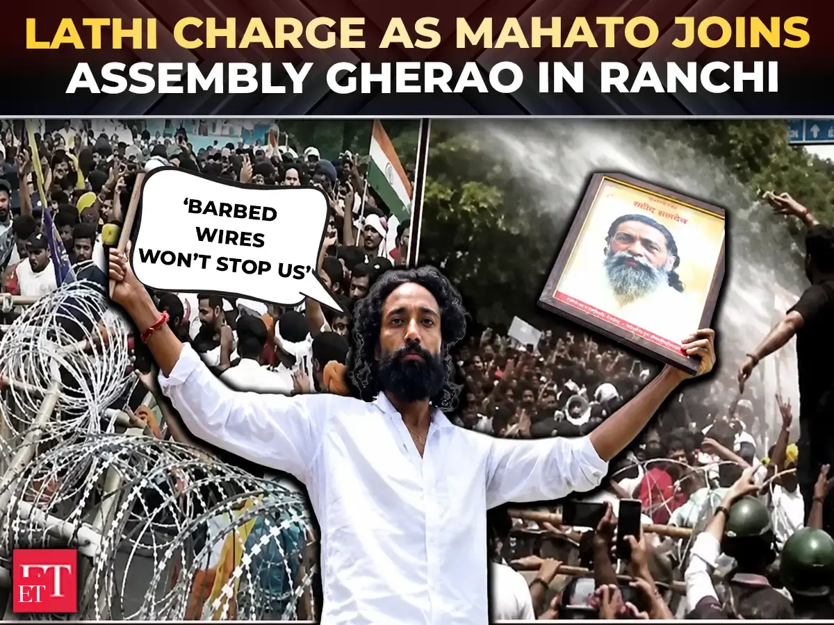 Jharkhand: Hunger-striking Mahato joins march; Police use lathi-charge as students breach barricades