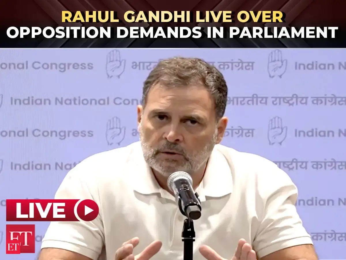 Rahul Gandhi LIVE: Opposition presses demands as Parliament standoff continues