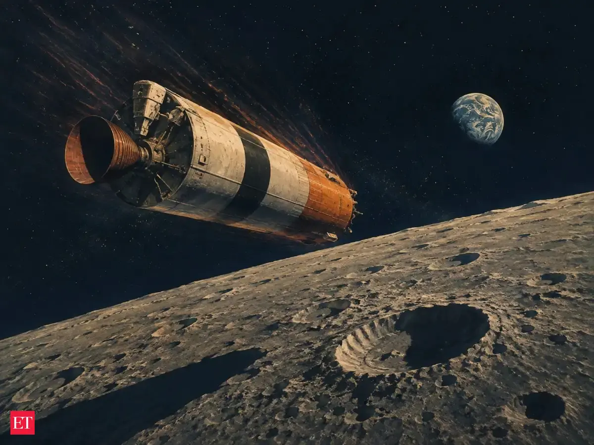 In 1970, NASA deliberately crashed Apollo 13’s rocket into the Moon; the impact made the lunar interior “ring” for over three hours