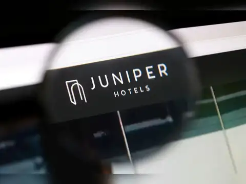 Illustration shows Juniper Hotels logo