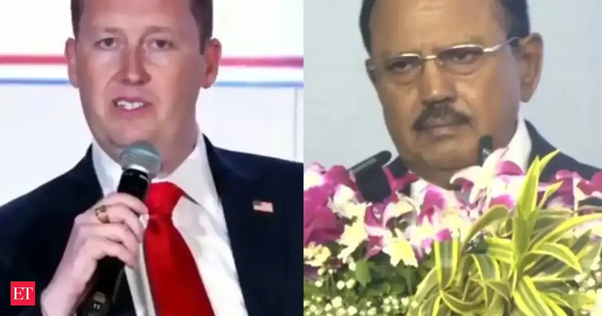 Us Envoy Sergio Gor Meets Nsa Ajit Doval Says India Us Ties Vital For Global Security