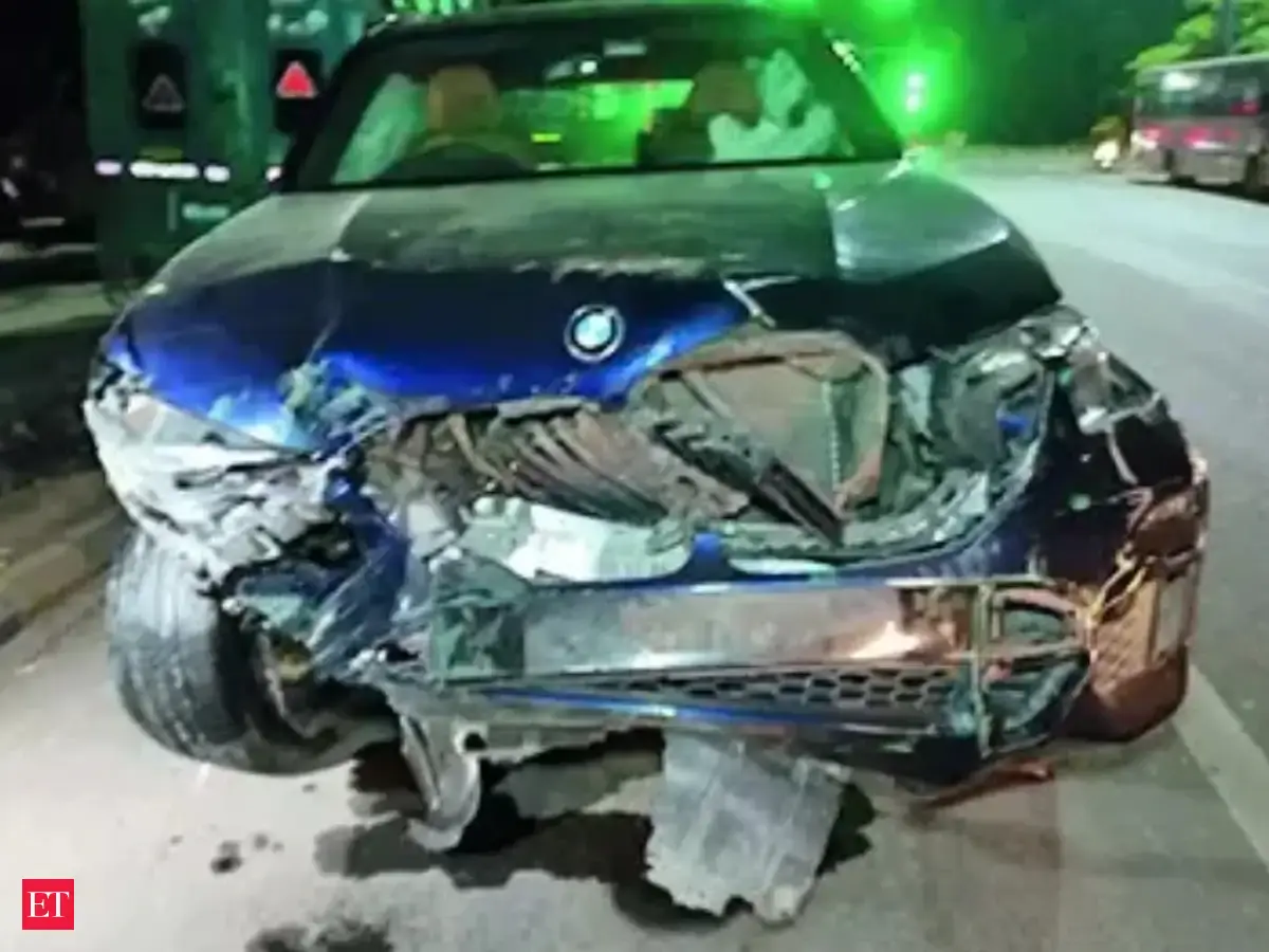 BMW runs over 48-yr-old woman, disrupts traffic