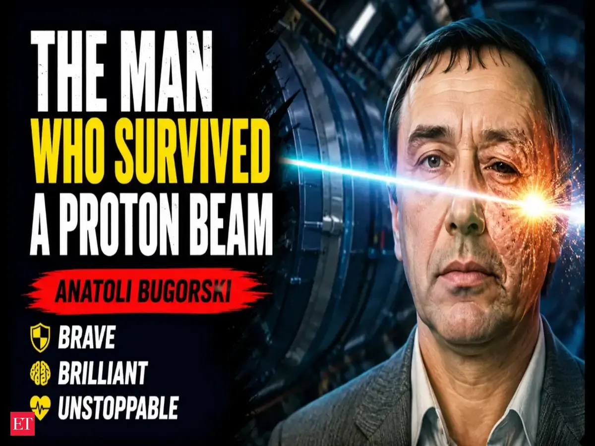 In 1978, Russian physicist Anatoli Bugorski survived a proton beam passing through his head. The shocking result: one side of his face appeared frozen in time while the other continued to age